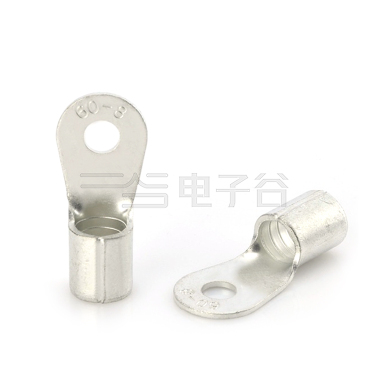 O形无绝缘端子 镀锡 螺栓孔径8.4 接线60mm²(1/0AWG)